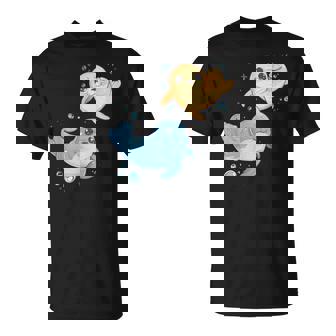 Seal Ocean Sea Animal Marine Mammal Motif Seal Lover T-Shirt | Mazezy