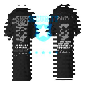 Security Little Sister Protection Squad Boys Brother T-Shirt | Mazezy