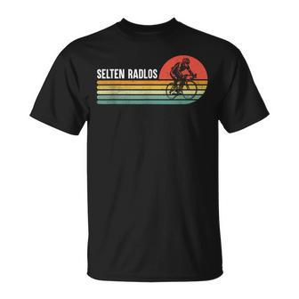 Selten Radlos Radfahrer Mountainbike Rennrad Fahrrad T-Shirt - Geschenkecke