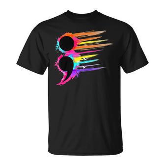 Semicolon Mental Health Awareness Broken Crayons Still Color T-Shirt - Monsterry