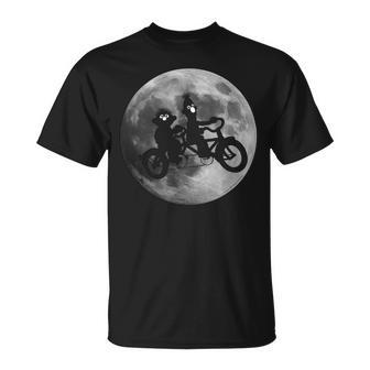 Sesamstraße Ernie And Bert Im Mondlichtchatten Fahrrad T-Shirt - Geschenkecke