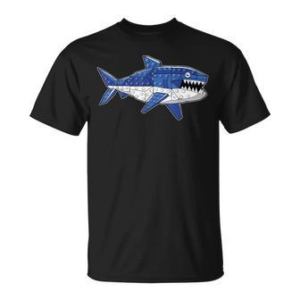 Shark Master Builder Block Building Brick Builder T-Shirt | Seseable FR