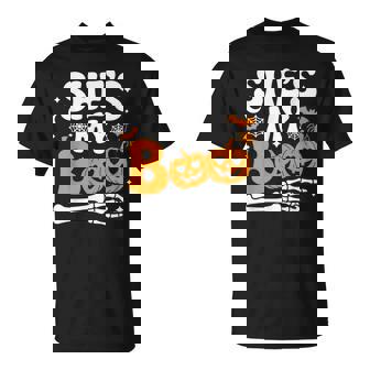 She's My Boo Pumpkin Matching Couple Halloween Women T-Shirt | Mazezy