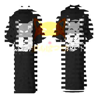 Shiba Inu Japonés Kawaii Lindo Perro Amante Anime Para Adolescentes Camiseta unisex - Regaloses
