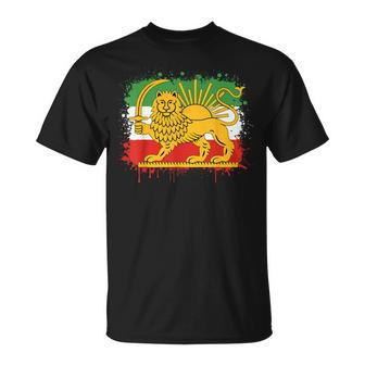 Shir O Khorshid Persia Lion And Sun Iran Persian T-Shirt - Thegiftio UK