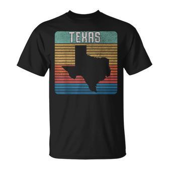 Silhouette Du Texas T-Shirt - Cadeauxyz