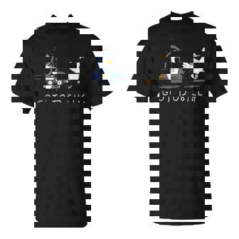 Got Too Silly Goose Police Goose Pun Humor T-Shirt | Mazezy