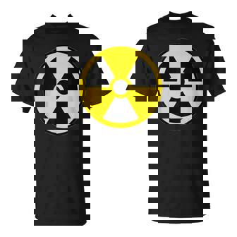 Símbolo De Peligro De Radiación Biohazard Nuclear Camiseta unisex - Regaloses