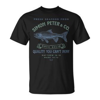 Simon Peter Seafood Christian T-Shirt - Thegiftio UK