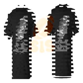 Sister Of The 1 Year Old Football First Birthday Boy Family T-Shirt - Monsterry