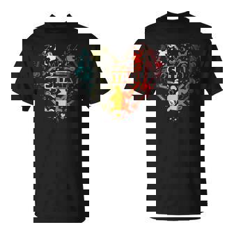 Sitar Player Sitarist Musicians Sitars Sitar Heartshape T-Shirt | Mazezy