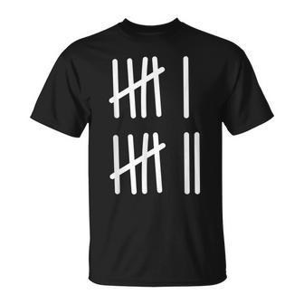 Six Seven 6 7 Meme Tally Marks Counting Gen Alpha Slang Math T-Shirt - Thegiftio UK