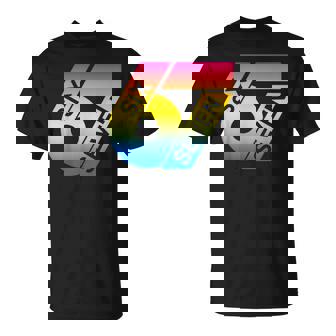 Six Seven 67 Colorful 6 7 Gen Alpha Slang 6-7 Meme T-Shirt - Seseable