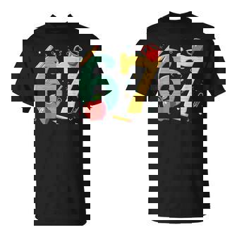 Six Seven 67 Teacher School Meme Vibes T-Shirt | Seseable CA