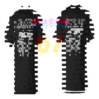 Six Seven Ice Cream Drip 67 Mason Meme T-Shirt | Mazezy