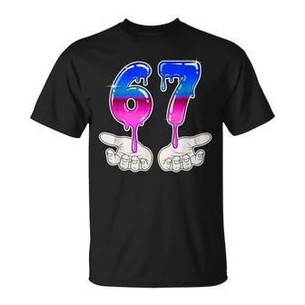 Sixeven 6 7 67 Gen Alphalang Meme 67 Meme T-Shirt - Geschenkecke