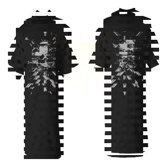 Skull Sword Y2k Grunge Aesthetic Goth Alt Gothic Vintage Men T-Shirt | Mazezy