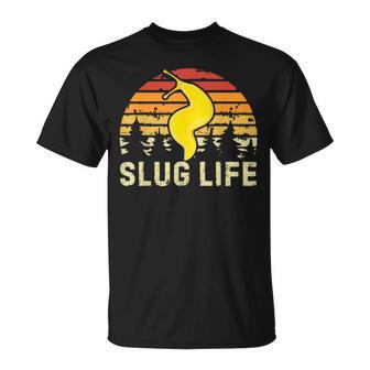 Slug Life Yellow Banana Slug Snail Lover Slug Costume T-Shirt - Thegiftio UK