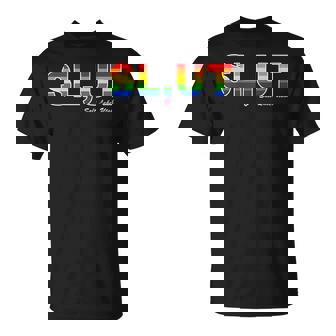 Slut Salt Lake Utah Lgbt Pride T-Shirt - Monsterry