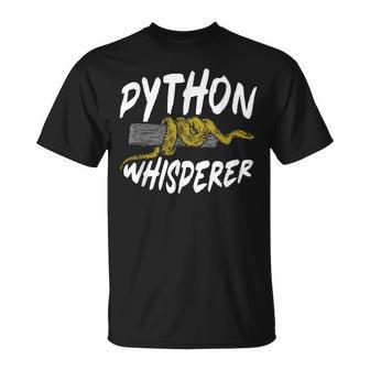 Snake Ball Python Ball Python Whisperer Camiseta unisex - Regaloses