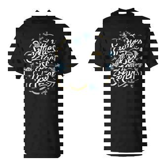 Snowflakes Are Kisses From Heaven Winter Memorial Holiday T-Shirt - Monsterry