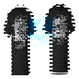 Soccer- Christian I Can Do All Things Religious Boy Men T-Shirt - Thegiftio