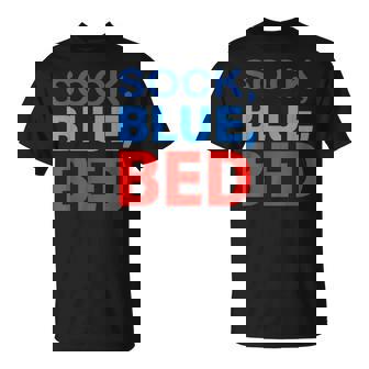 Sock Blue Bed Saying Quote Women T-Shirt | Seseable UK