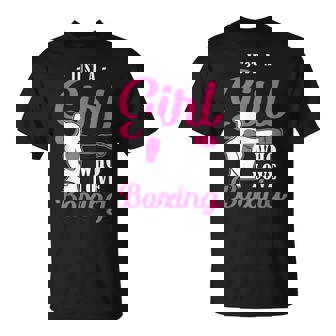 Sólo Una Chica Que Ama El Boxeo Camiseta unisex - Regaloses