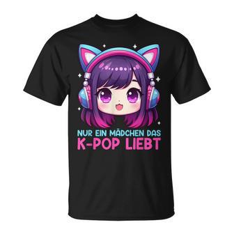 Sólo Una Chica Que Ama El K-Pop Artículo De Los Fans Coreanos Kpop Camiseta unisex - Regaloses