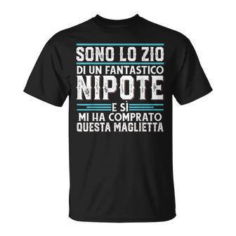 Sono Lo Zio Di Un Fantastico Nipote Presto Zio Maglietta - Novitaregali