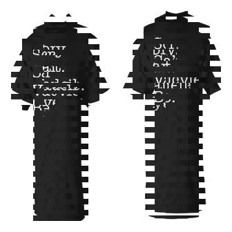 Sorry Can't Vaudeville Bye Sarcastic T-Shirt | Mazezy