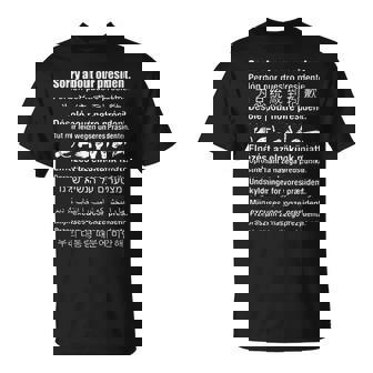 Sorry About Our President In All Languages T-Shirt | Seseable CA