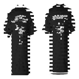 South Carolina Palmetto Moon Sc State Flag Pride T-Shirt - Monsterry