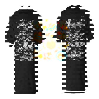 Space Dogs Cute Astronaut Dogs In Space Galaxy Animal Planet T-Shirt | Seseable CA