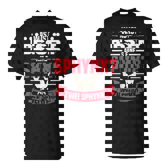 Sphynx Katze Was Ist Besser Als Eine Katze Zweiphynx T-Shirt - Seseable