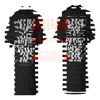 Squad Of The Berry First Birthday Girl Sweet Strawberry T-Shirt | Mazezy