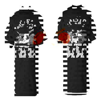 All Star Dada Of The Birthday Boy Basketball Soccer Sport T-Shirt | Mazezy