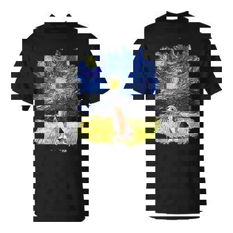 Starry Night Impressionist Dog Art Beagle Men Women Kids T-Shirt | Mazezy