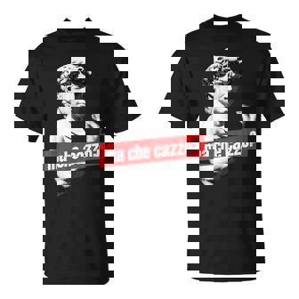 Statue De Ma Che Cazzo David Avec Geste De La Main Italienne T-Shirt - Cadeauxyz