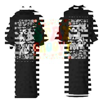 Stay Groovy Retro 70S Flower Power Vibe T-Shirt - Monsterry