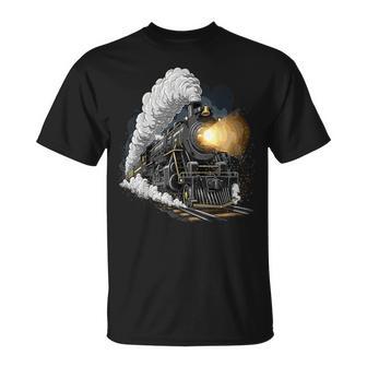 Steam Engine Train Locomotive T-Shirt - Thegiftio UK