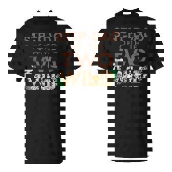 Step-Dad Of The Two Wild Animal Safari 2nd Birthday Theme T-Shirt | Mazezy