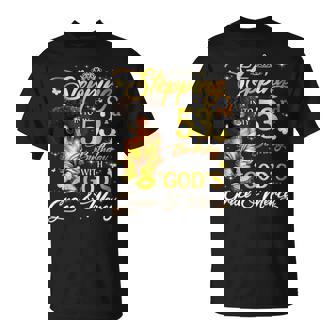 Stepping Into My 53Rd Birthday Black Queen Bday T-Shirt | Seseable CA