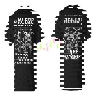 Stock Marketing Skeleton Trader Halloween T-Shirt | Mazezy