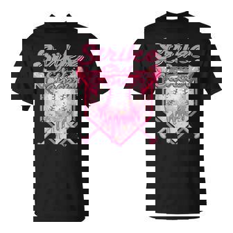 Strike Out Breast Cancer Baseball Drip For Boys Youth T-Shirt | Mazezy