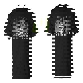 Stupid Tree Disc Golf Frolf T-Shirt | Mazezy