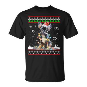 Suéter Feo De Navidad Bulldog Francés Divertido Perro Navidad Camiseta unisex - Regaloses
