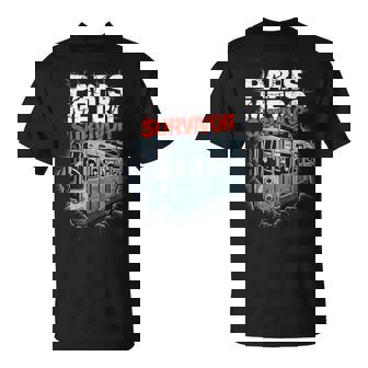 Superviviente Del Metro De Parísupervivienteuperpoblado Humor Tren Francia Camiseta unisex - Regaloses