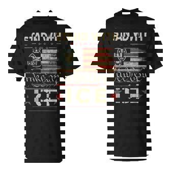 I Support Ice Vintage Ice Enjoy Deportation T-Shirt | Seseable UK