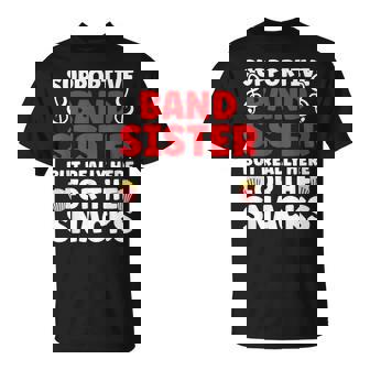 Supportive Marching Band Sister Marching Band Sis T-Shirt | Mazezy